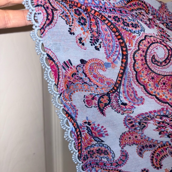 NWT - Jessica Simpson Plus Size Ultramarine Paisley Kimono Duster - Picture 9 of 9